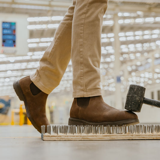 STEEL TOE CHELSEA TULSA TOBACCO