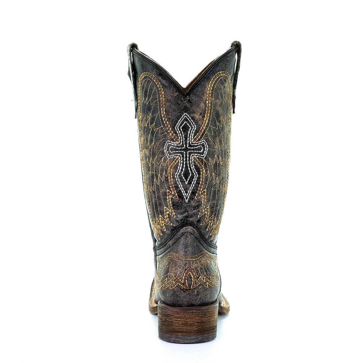 ROPER - Botas vaqueras Circle G de piel CAFE para mujer