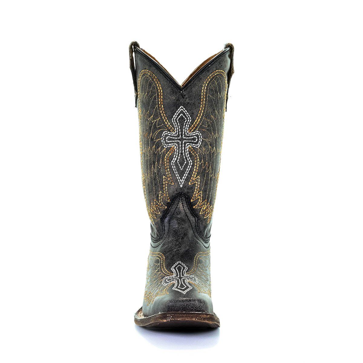 ROPER - Botas vaqueras Circle G de piel CAFE para mujer