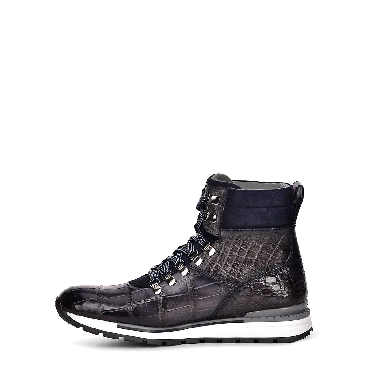 N40LPAZ - Cuadra blue alligator leather boots for men