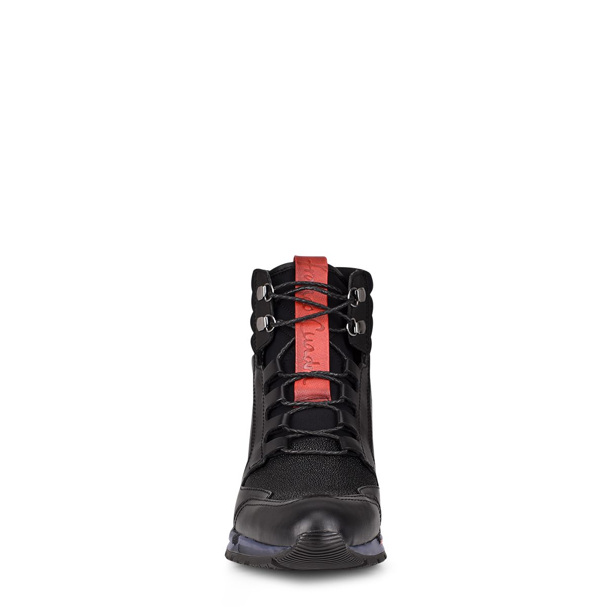 N48MTTS - Cuadra black caiman leather sneaker boots for men