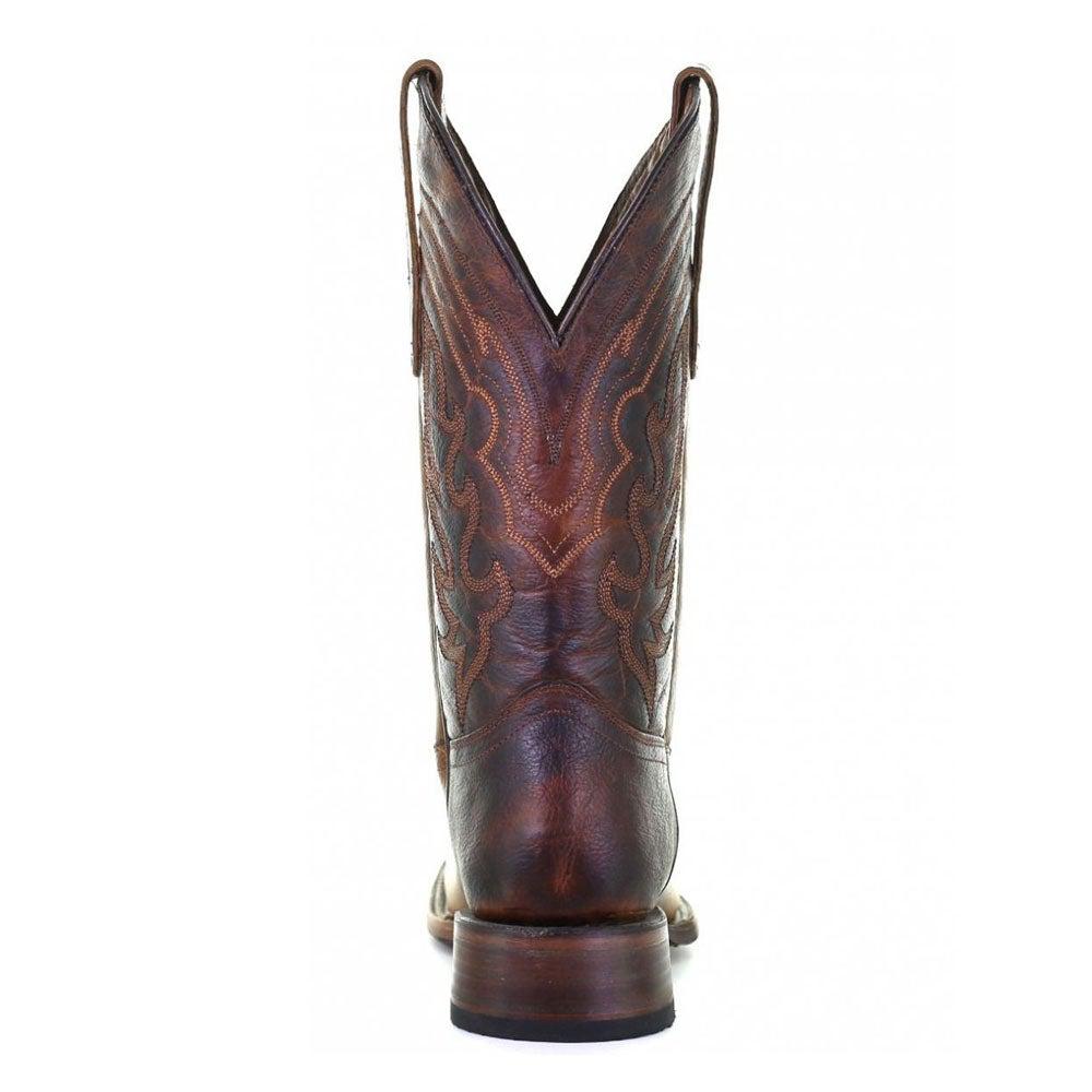 L5733 - Circle G brown western cowboy leather boots for men-Kuet.us